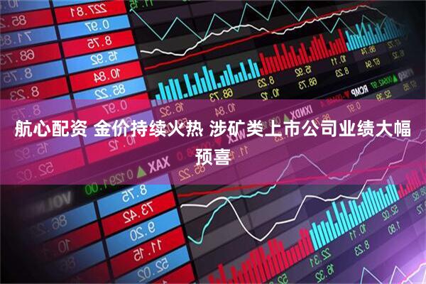 航心配资 金价持续火热 涉矿类上市公司业绩大幅预喜